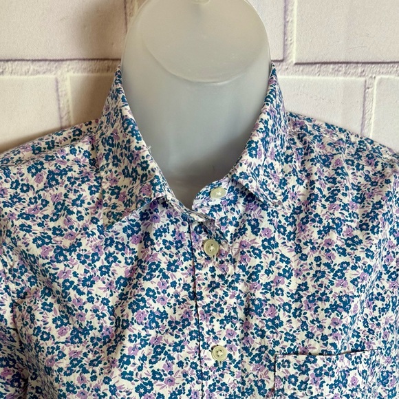 J.CREW women Classic Floral Print Button-Up Shirt/size XS - Picture 3 of 10
